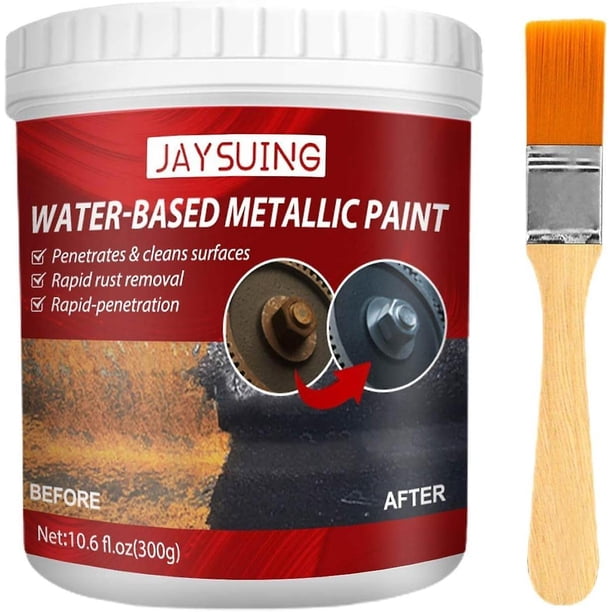 Rust Remover for Metal | 300g Water Based Metallic Paint Rust Converter 300g,Multi Purpose Anti-rust Protection Car Coating Primer for Garage, Car