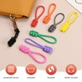 thumbnail image 6 of Zipper Pull Replacement [6PCS] - Extender Woven Rope Zipper Heads Use for Backpack & Jacket - [Yellow], 6 of 6