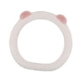 thumbnail image 4 of Funda de volante peluda genérica, protector de volante, accesorios para coche Forma D Blanco Rosa, 4 of 9