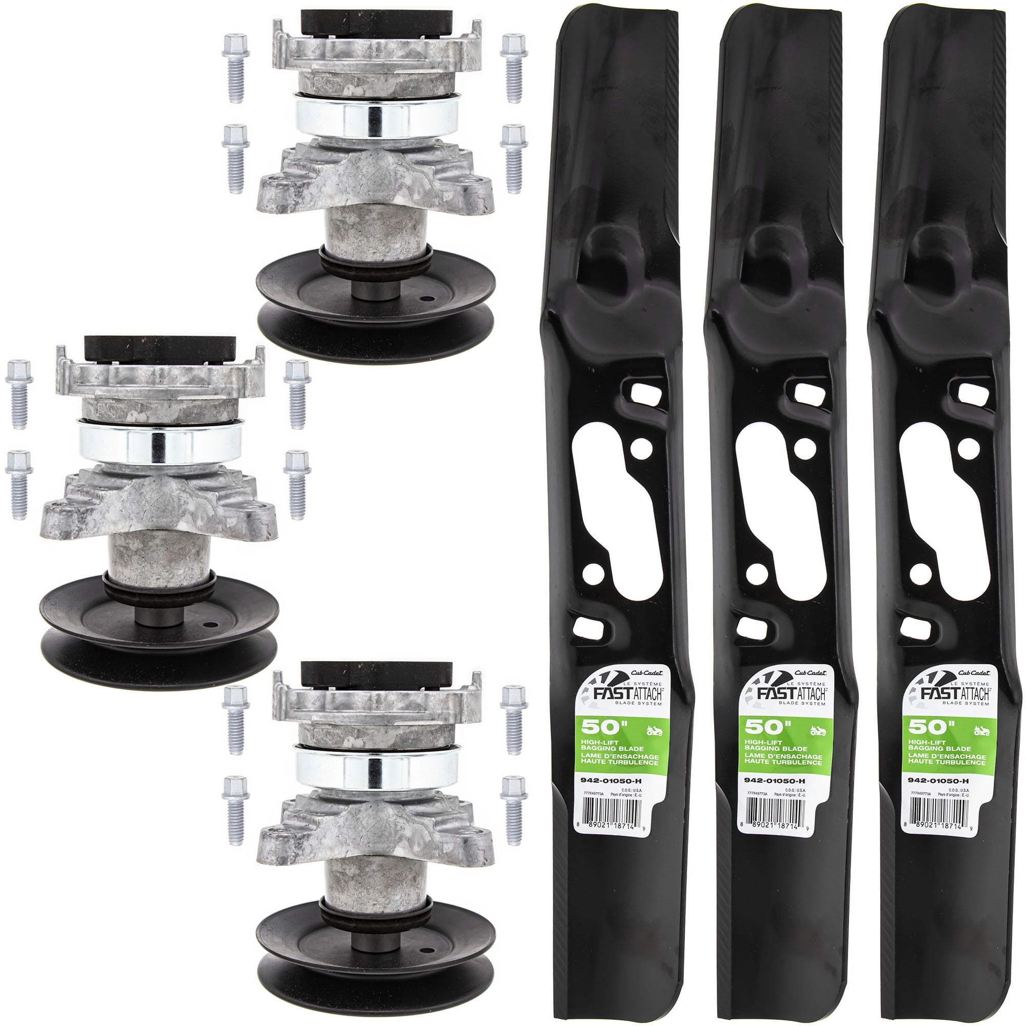 Cub Cadet HiLift Fastattach Blade Spindle Kit 94201050H 91807384A