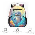 thumbnail image 6 of Pzuqiu Cute Dolphin Toddler Backpack for Boys Girls 3-6, 13.5 Inch Water Resistant Preschool Bag Breathable Padded Strap Lightweight Kids Bookbag for Kindergarten Daycare, 6 of 7