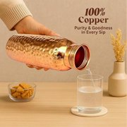 Hammered Copper Bottle 1000 ml