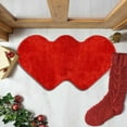 thumbnail image 4 of Hearth & Gear Double Floor Mat Valentine's Day Floor Mat Non Floor Mat Valentine's Day Home Floor Mat Newlywed Home Floor Mat Blankets Rug Furry Labor Day Rugs Area Rug Soft Thick Blanket Natural, 4 of 6