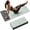 Green + Black, variant on 4W Foldable Yoga Mat Long, 10mm Extra Thick TPE Non-slip pilates Mats for Home and Travel, 75 x 26 in, Quick Folding/Storage No Curling(Brown + Beige)