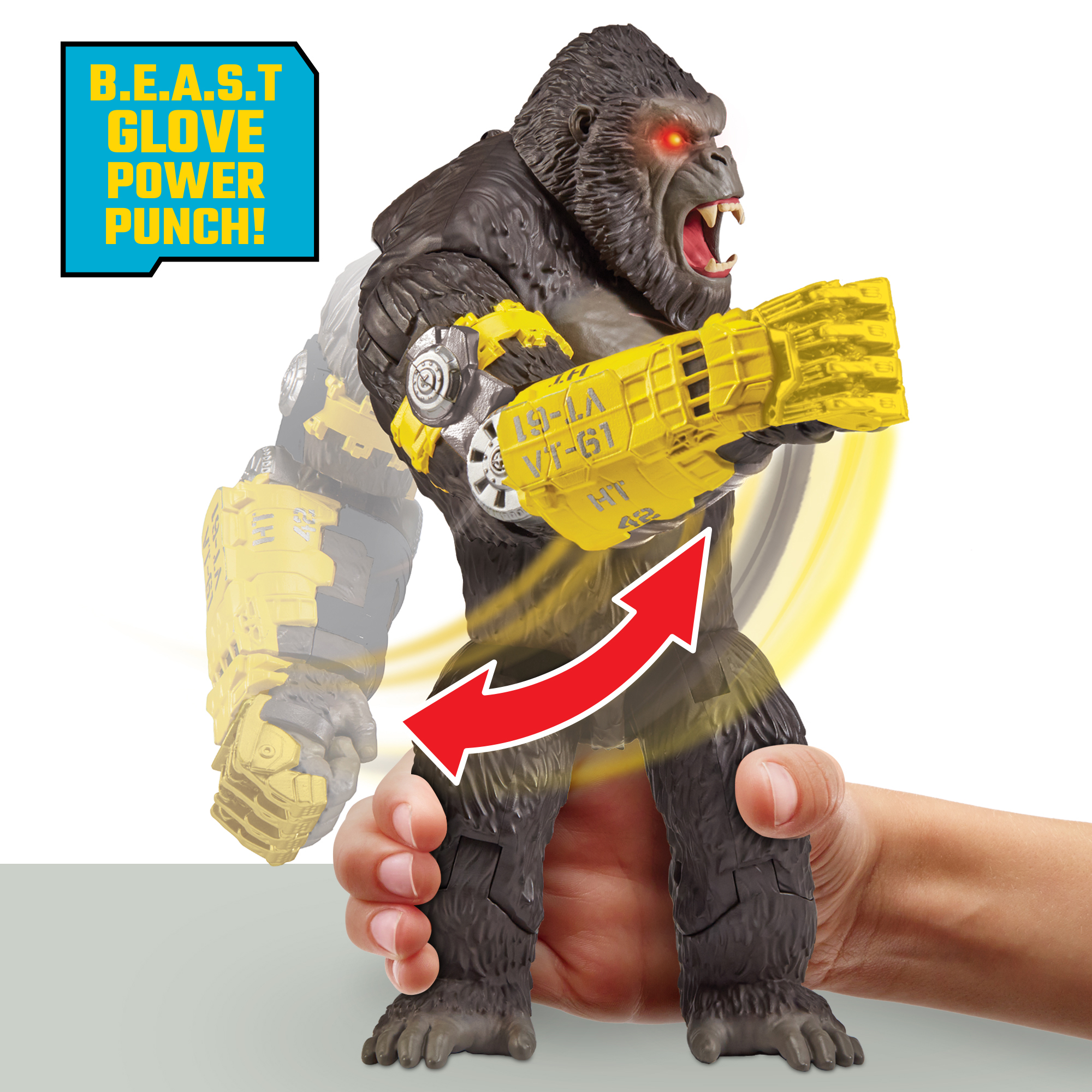 ゴジラ x コング Playmates Toys メガ デラックス パワー パン Godzilla x Kong: 13