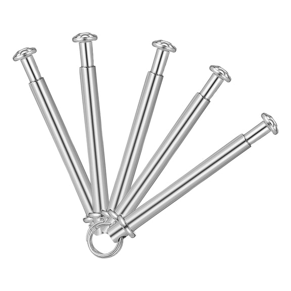Hemoton 5 sets of Shaft Rivets And Nuts Handheld Fan Repairing Kit Hand Fan Fasteners