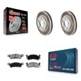thumbnail image 1 of Transit Auto Front Coated Disc Brake Rotors and Ceramic Pads Kit for Car 1992-1993 Cadillac Commercial Chassis 5.7L KGC-102462, 1 of 11