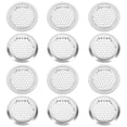 thumbnail image 1 of SEWCHICS 12pcs Exhaust Vent Cover Stainless Steel Round for Furniture Use, 1 of 6