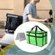 thumbnail image 4 of Bolsa de comida aislada con base y asa portátil para supermercado Verde, 4 of 9