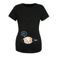 thumbnail image 3 of Gerichy Women Maternity Short Sleeve Letter Print Tops T-shirt Pregnancy Clothes, 3 of 5