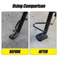 thumbnail image 3 of Black Rubber Motorcycle Stand Pad Motorcycle Side Stand Kickstand Foot Extension Support Foot Pad Base Motorcycle Accessory, 3 of 5