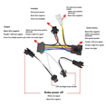 thumbnail image 1 of E-Bike Front Brake Rear Light Set 24/36/48V Bike Rack Lamp with Horn Headlight Switch Electric Bike Tail Light, 1 of 8