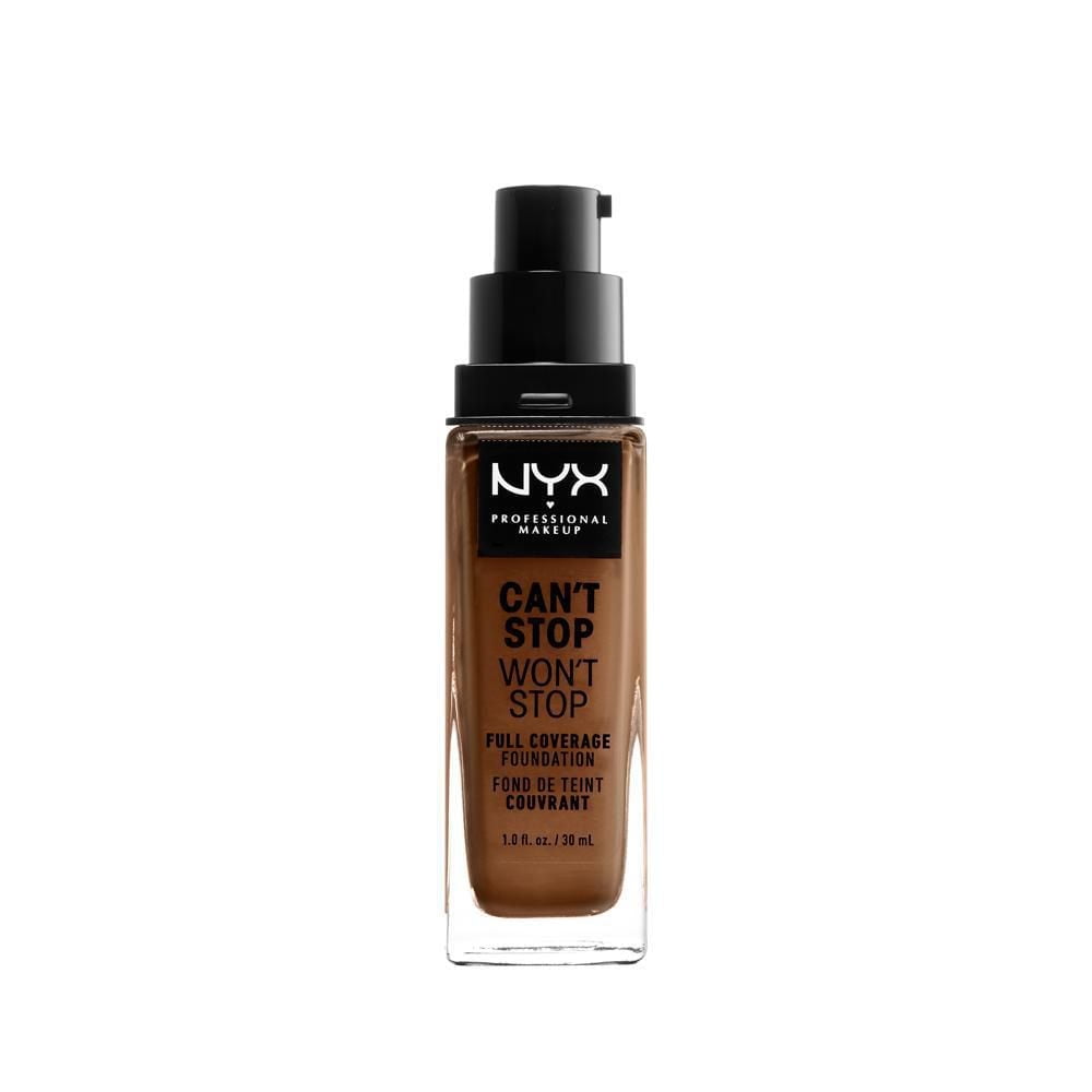 NYX Professional Makeup Can't Stop Won't Stop Fond de teint couvrance Totale, 30 mL Fond de Teint