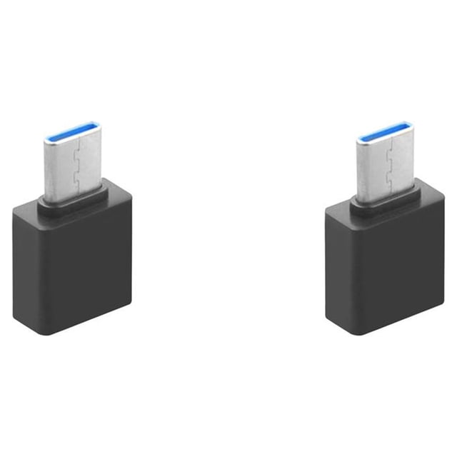 Monstrate Adaptador tipo c a USB Convertidor tipo c para teléfono móvil Transmisión de datos rápida Adaptador OTG 1pc Negro PC 1 2Conjunto