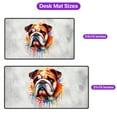 thumbnail image 5 of Watercolor Drip Bulldog Pop Art Colorful Portrait Artwork Desk Mat Full Keyboard Mouse Pad Dog Lover Gifts Idea Large Mousepad - 01009, 5 of 5