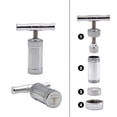 thumbnail image 2 of stainless Steel Pollen Press T Press Handle Tool Heavy Duty Durable Anodized Spice Pollen (silver), 2 of 3