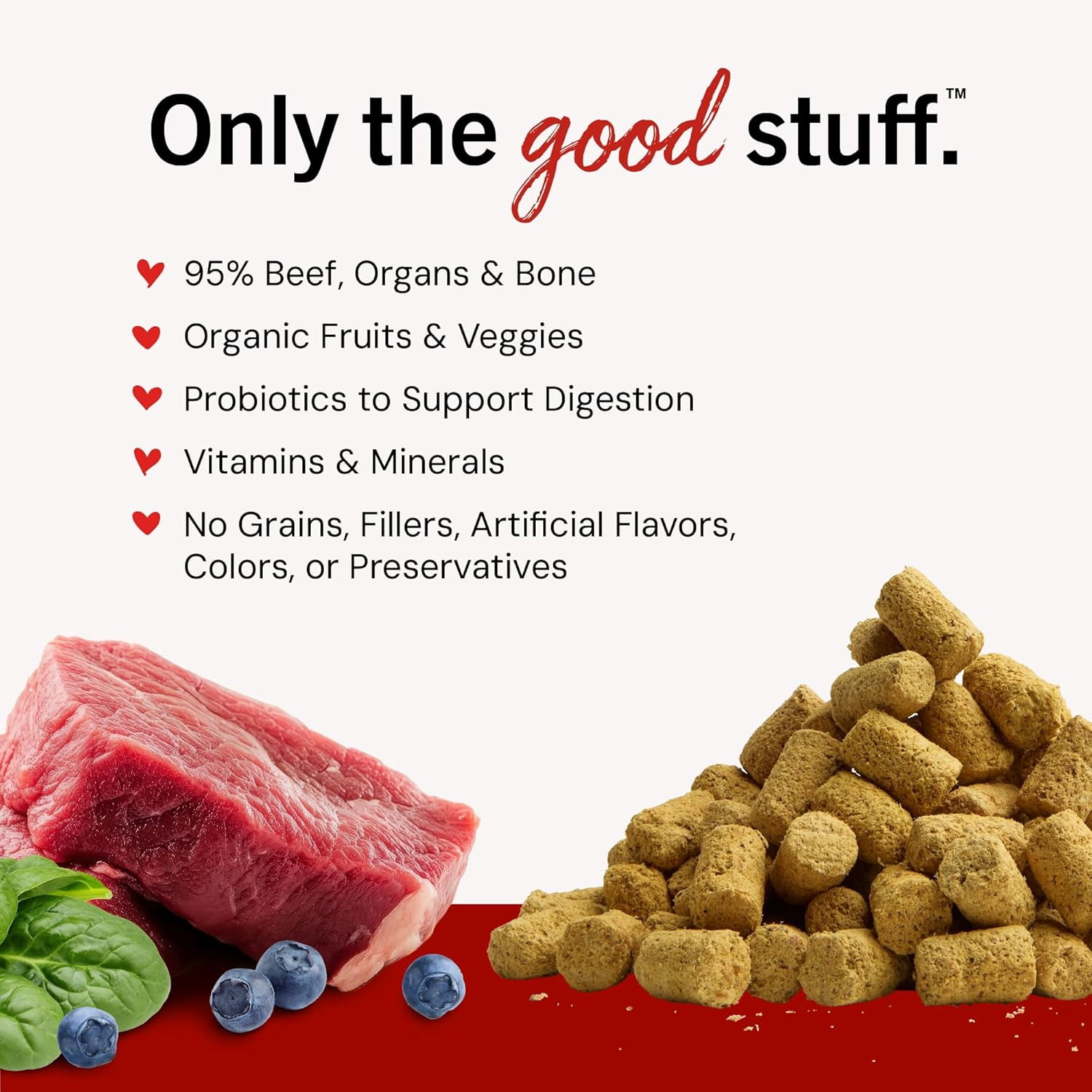 Stella & Chewy's Meal Mixers Super Beef Grain-Free Dry Dog Food Topper, 18 oz.