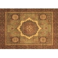 thumbnail image 1 of Ahgly Company Indoor Rectangle Abstract Brown Modern Area Rugs, 5' x 7', 1 of 4