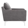 thumbnail image 3 of MOE'S Home PARIS Fauteuil ANTHRACITE, 3 of 6