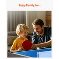 thumbnail image 5 of KFFKFF Quad-Function Game Table Kit, 48" Air Hockey Surface, Versatile Table Featuring Air Hockey, Pool, Foosball, Table Tennis, Pushers & Pucks, Recreational Arcade Table for Home Game Space, 5 of 9