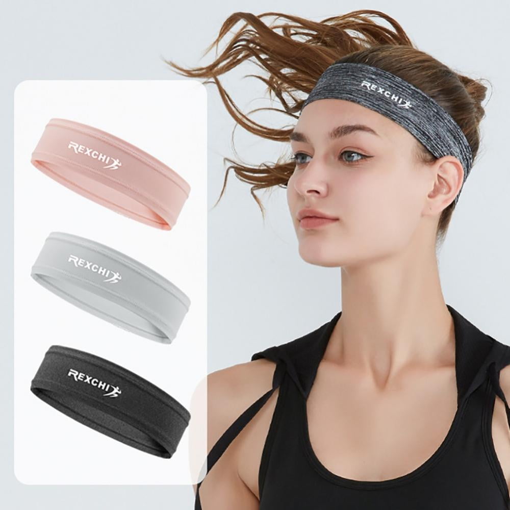 Headbands Sweatbands for Women Men Super Absorbent Sports Headband ...