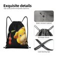 thumbnail image 4 of Pofeuu Pikmin Sac à Cordon Résistant à l'Eau 210D Design Pliable Compact Essentiels de Voyage Gym Yoga Léger Sac à Main-Moyen, 4 of 6