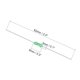 thumbnail image 2 of Fusible Uxcell 250V 0.5A Axial para Telecomunicaciones Metal Blanco 5Pcs, 2 of 5