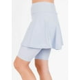 thumbnail image 6 of Calypsa Women's and Women's Plus High Waisted Midi Swim Skort with Attached Shorts, 6 of 10