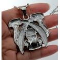 thumbnail image 3 of R.H. Jewelry Stainless Steel Pendant, Men's Skull and Cross Sword Necklace, 3 of 3