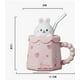 thumbnail image 2 of Taza De Cerámica 360 Ml Diseño Animal+ Tapa+ Cuchara+ Popote, 2 of 2