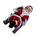 thumbnail image 4 of Silla mecedora de resina 1pc Ornamento de Santa Claus Ornamento de Navidad (color surtido), 4 of 8