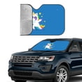 thumbnail image 4 of Disketp Windshield Sun Shade, Car Sun Shade For Front Window Cool Unicorn Star Golden Sunshades Sun Visor Protector Blocks Uv Rays Foldable, 4 of 9