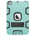 thumbnail image 3 of Mignova pour iPad Mini 1/2/3, Étui Robuste Antichoc Résistant aux Impacts, Adapté aux Enfants, Hybride, Robuste, Étui de Protection avec Support Intégré pour Apple iPad Mini 1/Mini 2/Mini 3 (Noir/aqua), 3 of 7