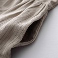thumbnail image 5 of Bnwani Dresses for Women,Womens Summer Dresses,Striped,Sleeveless,Crew Neck,Tiered,Khaki,XL, 5 of 6
