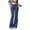 Blue, variant on ZIXKCGDSE Womens Flared Yoga Pants with Pockets High Waisted Flare Leggings Dress Pants Size M