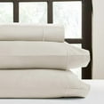 thumbnail image 3 of Perthshire Platinum Concepts 1000 Thread Count Solid Sateen Sheet - 4 Piece Set - King, Ivory, 3 of 14