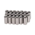 thumbnail image 4 of 20Pcs Hex Coupling Nut 304 Stainless Steel Rust Proof Female Thread M5 Connector Nut Silver, 4 of 5