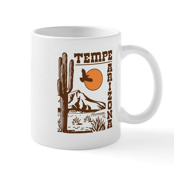 CafePress - Tempe Arizona Mug - 11 oz Ceramic Mug - Novelty Coffee Tea Cup