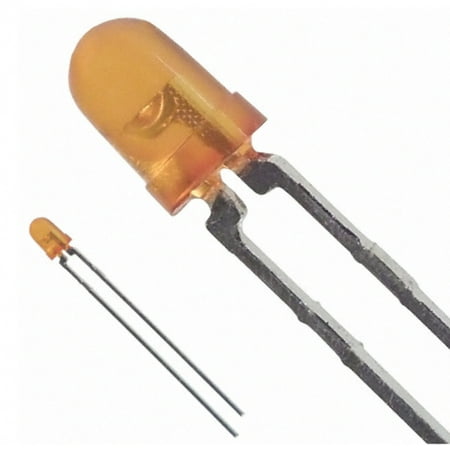

Pack of 5 HLMP-1621 Yellow 585nm LED Indication - Discrete 12V Radial