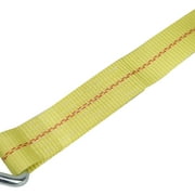Hyper Tough Brand 2”x27 Tie down Straps with over Size Ratchet Handle 3333lbs, Work Load with DJ-Hooks Single Pack
