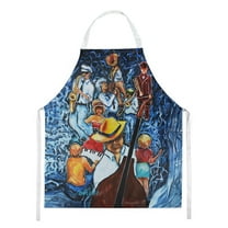 Caroline's Treasures Kinda Jazzy Apron Cooking Kitchen Server Baking Crafts Gardening for Adult Women Men, Unisex, Large, Multicolor