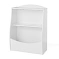Your Zone Storage Bookcase with Toy Bin, White