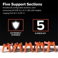 thumbnail image 4 of Camco Sewer Hose Support 43072 Rhino; Stackable For Storage; Orange; Poly Construction, 4 of 8