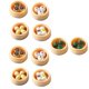 thumbnail image 2 of 10pcs Miniatures Food Models Mini House Hong Kong Tea Restaurant Food Adornment, 2 of 2