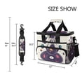 thumbnail image 3 of FORMRS Insulated Cooler Bag 24 Cans Capacity Soft Leakproof Lunch Box with Side Pockets, Orange Astronaut Planet, 3 of 7