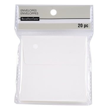 12 Packs: 20 ct. (240 total) Ivory Paper Envelopes by Recollections™ - 3.25" x 3.25"