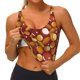 thumbnail image 3 of Fotbe Almond Nuts Sujetador Deportivo Largo sin Aros para Mujer con Almohadillas y Soporte Medio, Transpirable y Absorbente, Camiseta Tipo Chaleco o Tank Top-Large, 3 of 8