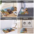thumbnail image 5 of Sikiie Snowy Mountain Photography Bear Print Flannel Anti-slip Floor Mat 16x24in, Thickened Dustproof Entrance Door Mat Floor Mat for Kitchen, Bathroom, Laundry Room, 5 of 7