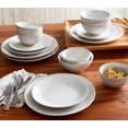 thumbnail image 4 of Sango Siterra Rustic Ceramic Stoneware Dinnerware Set, 16-piece, White, 4 of 6