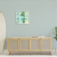 thumbnail image 2 of Stupell Green Turtles Swimming Abstract Shapes Landscape Painting White Framed Art Print Wall Art, 2 of 7